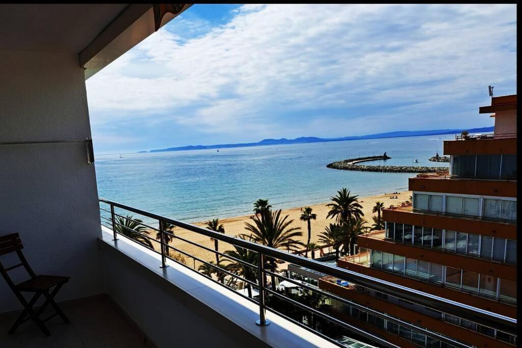 Holiday Center Apartamento Vistas Mar, Acceso Directo Playa Y Piscina Roses Exterior foto
